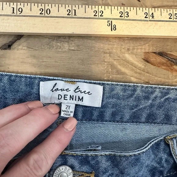 Denim Distressed Women Shorts - Picture 10 of 13